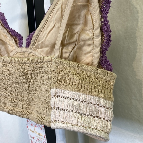 NWT Free People crochet, boho bralette - Picture 5 of 6